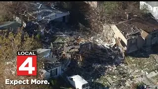 No one hurt after house explodes on Detroit's west side