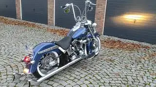 Harley-Davidson heritage softail 2015 fishtail chrom chicano low rider Freedom performance deluxe