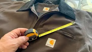 Does it Fit Right? Carhartt Detroit Jacket (Size Large) Measurements