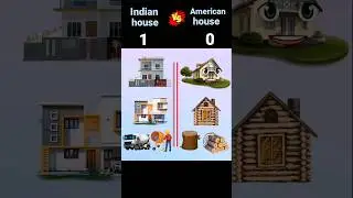 Indian house Vs American house❓#shorts