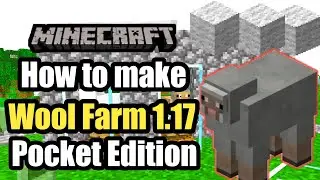 How to make wool farm in minecraft 1.17 | Pocket edition(bedrock)