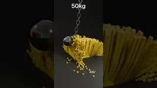 &lsquo;&lsquo;Ball vs Yellow Cubes 😱 | Satisfying Experiment