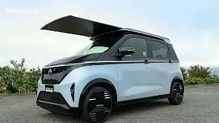 Автомобиль Nissan Sakura Kei с солнечной крышей может навсегда изменить способ зарядки электромоб...