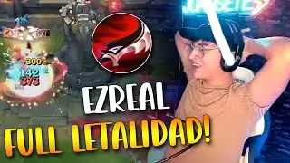 Llevo EZREAL LETALIDAD y me HUMILLO al RIVAL! 🤯 *Es DEMASIADO spam de habilidades*