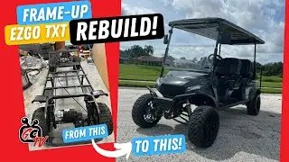 AWESOME Stretched Custom Golf Cart - GolfCartingTV
