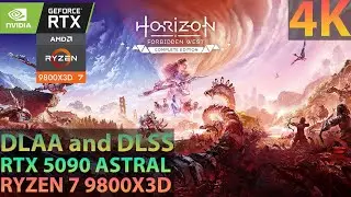 Horizon Forbidden West 4K Benchmark RTX 5090 RYZEN 7 9800X3D