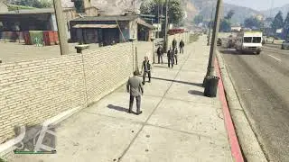 Michael vs Bikers