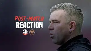STEVEN SCHUMACHER | Head Coach reacts to Blackpool at home