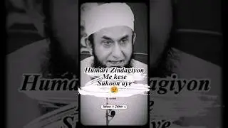 Sukoon e Qalb kese aye 🥺| Molana Tariq Jameel #allahﷻ #molanatariqjameel #sukoon #chup