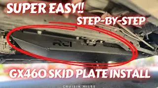 How to Install the RCI GX460 Fuel Tank Skid Plate