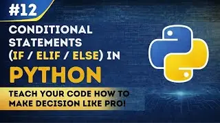 Python Conditional Statements: If, Elif, and Else Explained | EP12