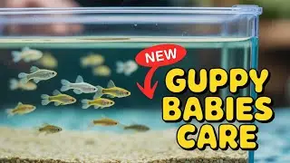 Guppy Fish Babies Care At Home 🐠 | Plastic Box Setup & Feeding
