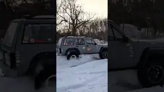 jeep + śnieg =  😉😄 #offroad #4x4 #4x4offroad #snow #cherokee #jeepxj