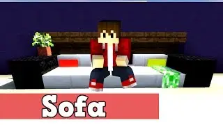 Wie baut man ein Sofa in Minecraft | Minecraft Sofa bauen deutsch
