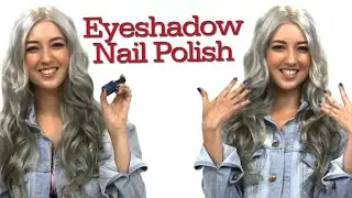 Use Eyeshadow as Nail Polish! #17daily