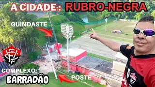 CIDADE RUBRO-NEGRA!ATUALIZANDO AS OBRAS NO BARRADÃO!IMAGENS 19/06/2025#barradão #ecvitória #obra