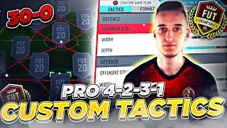 FIFA 20 PRO PLAYER 30-0 CUSTOM TACTICS AND INSTRUCTIONS !! - FIFA20 ULTIMATE TEAM