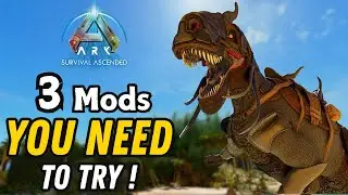 FLAMEHORN, An ARMORED Dino And More | Ark Ascended | Mod Spotlight