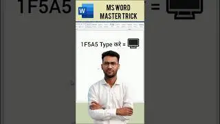 How to Create Desktop Icon in MS Word | Easy MS Word Trick | Shorts #techshorts #mswordtips