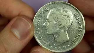 Old Spanish Silver!!! World Coin Hunt #86