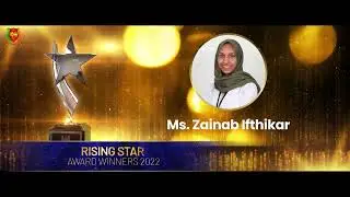 Zainab Ifthikar (SLF Awards ceremony speech 2022) ~ 𝗥𝗶𝘀𝗶𝗻𝗴 𝗦𝘁𝗮𝗿 𝗔𝘄𝗮𝗿𝗱 𝗪𝗶𝗻𝗻𝗲𝗿