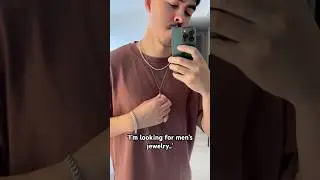 Styling men&rsquo;s jewelry (silver & pearl necklace)