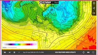 Europe & Russia & Caucasus region weather report warning 16-25 January 2026