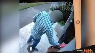 Moment A UberEats Driver Caught Eating Customer's Chips