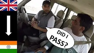 Actual Driving Test in India - ONLY LASTED 5 MINUTES