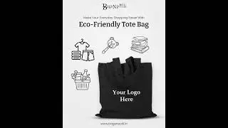 Custom Cotton Tote Bags &ndash; Stylish & Eco-Friendly!