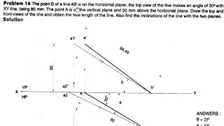 Problem no.14 from Projection of Lines
