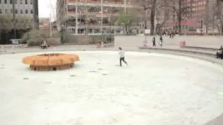 Zak Allegri Love Park Gap Attempts.