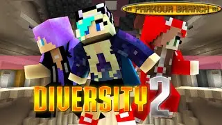 PARKOUR - Diversity 2 Map w/ EthanCoy & MsDebbie - Minecraft