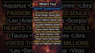 Zodiac Secret Power #zodiac #zodiacsigns #astrology #astrologysigns #horoscope #tarot