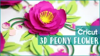 Cricut Mother's Day Corsage by Damask Love Project | Cricut Paper Peony Flower | Assembly Tutorial