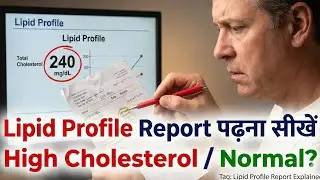 Lipid Report Analysis & Natural Treatment | Cholesterol Control Diet | Lipid Profile Test