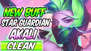 *NEW AMAZING AKALI BUFF* FULL AP AKALI MID STAR GUARDIAN | Best Build & Runes | League of Legends