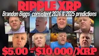 Ripple XRP: стабильные прогнозы Брэндона Биггса на 2024 и 2025 годы &mdash; $5&ndash;$10 000/XRP