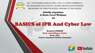 Webinar: Basics of IPR and Cyber Law (Live)
