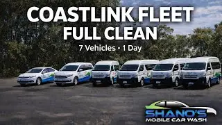 CoastLink Fleet Wash Completed in One Day 🚐💦 | Shano&rsquo;s Mobile Car Wash