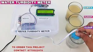WATER TURBIDITY METER, TURBIDITY SENSOR WORKING WITH ARDUINO,ENGINEERING PROJECTS, BUY -8770022478
