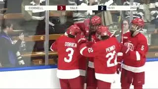 Highlights: Cornell Men's Hockey at Yale (2/15/25)
