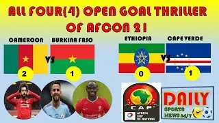 Four Opening goal thrillers of AFCON 21. #afcon21 #afconhighlights #afcon21openinggoal #highlights