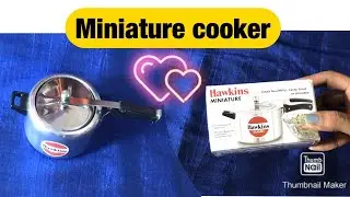 Miniature pressure cooker || Hawkins mini toy cooker || Unboxing 😍|| Ramya Art Gallery