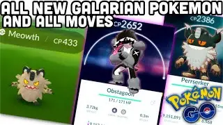 All moves for new Galarian Pokemon in Pokemon GO | Obstagoon + Perrserker | This is looking good