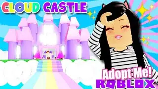 INSANE 🏰FLOATING RAINBOW CASTLE🏰 in ADOPT ME ROBLOX Home Tour RAINBOW