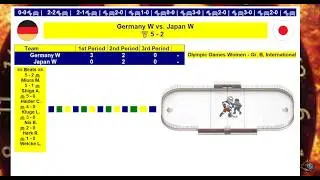 Germany vs Japan | Ice Hockey Olympic Games Women | Group B Round 3 Feb 7, 2026 LIVE SCORE #olympics