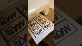 PRINTING HANG TAGS | #diy #clothing  #brand #shorts
