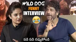 Sreemukhi Super Funny Interview With Nagarjuna || Wild Dog Team Interview || NS