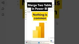Merge two tables in power bi #excel #xlgenai #powerbi